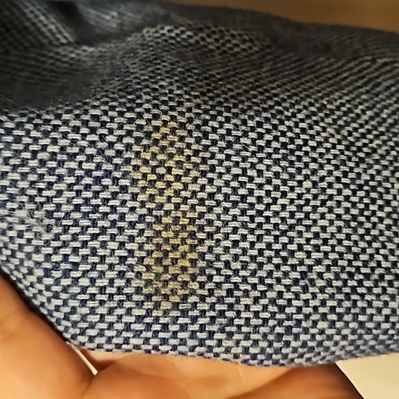 Women's Graff Vintage Houndstooth size 16 blazer zipper front w Faux pockets - Picture 6 of 6